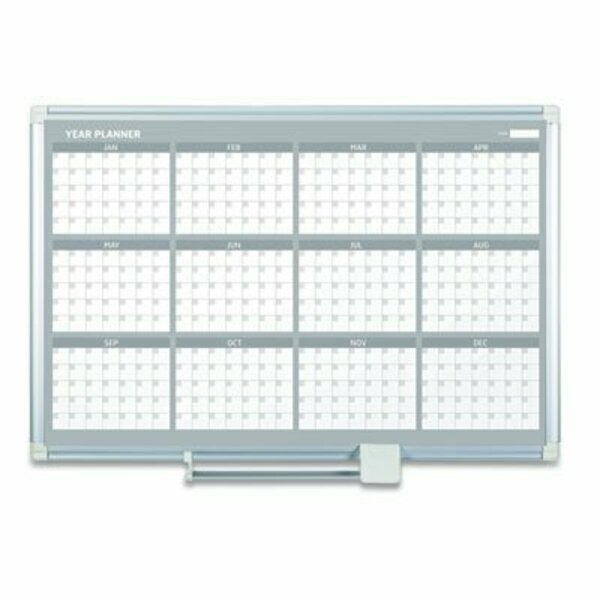 Bi-Silque MasterVisi, 12 Month Planner, 48x36, Aluminum Frame GA05106830